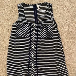 Cute navy striped shirt